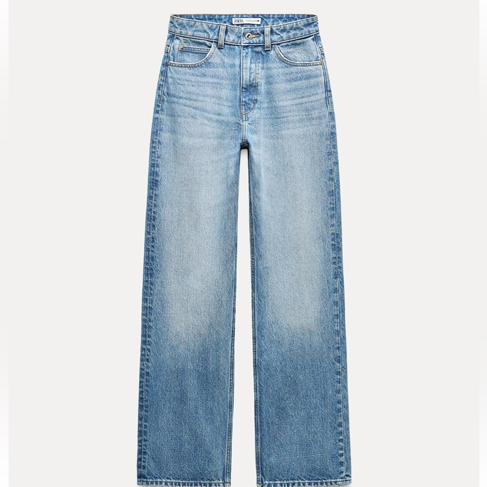 Zara straight leg jeans size 10